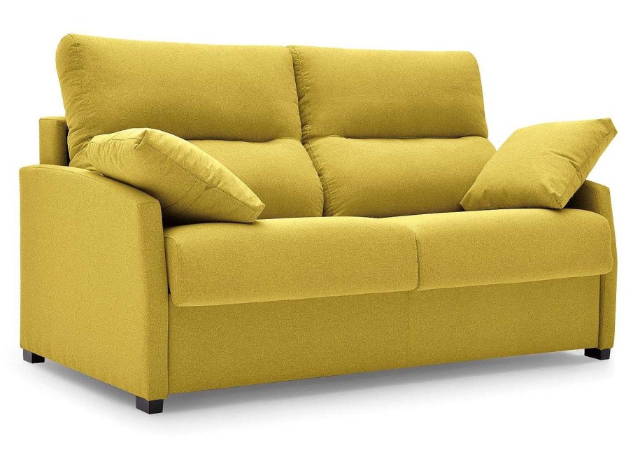 Sof S Merkamueble | Sof Cama Sistema De Apertura Italiano Tapizado Amarillo