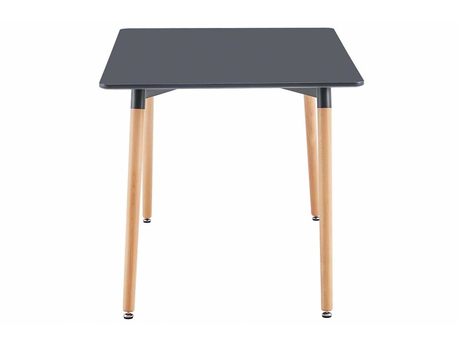 Salones Merkamueble | Mesa Comedor Fija De 140 Cm N Rdica Color Gris-Haya