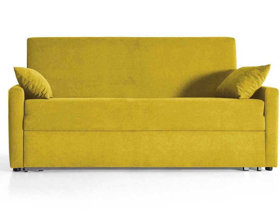 Sof S Merkamueble | Sof Cama Sistema De Apertura Extensible Tapizado Amarillo