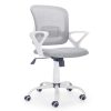 Juveniles Merkamueble | Silla De Oficina Giratoria, Elevable, Con Refuerzo Lumbar Color Gris Claro