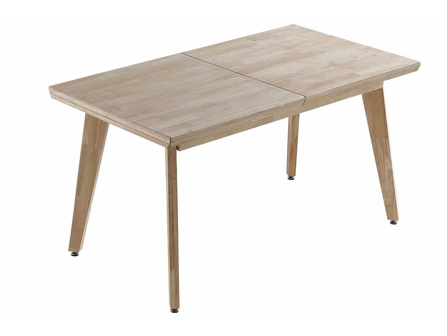 Salones Merkamueble | Mesa Comedor Extensible De 140 Cm Color Roble Nordish