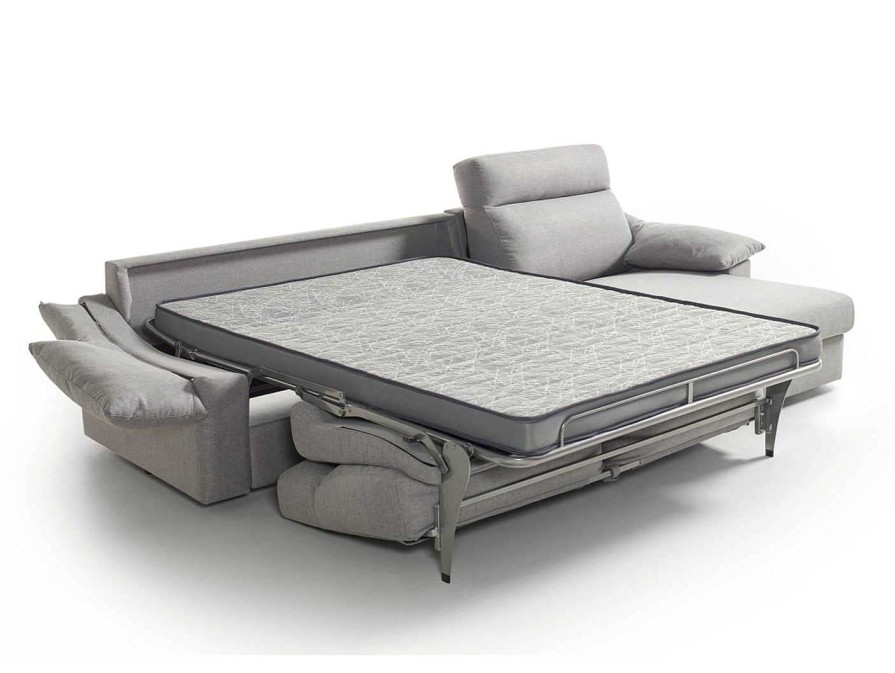 Sof S Merkamueble | Chaise Longue Cama Con Arc N Tapizado Gris