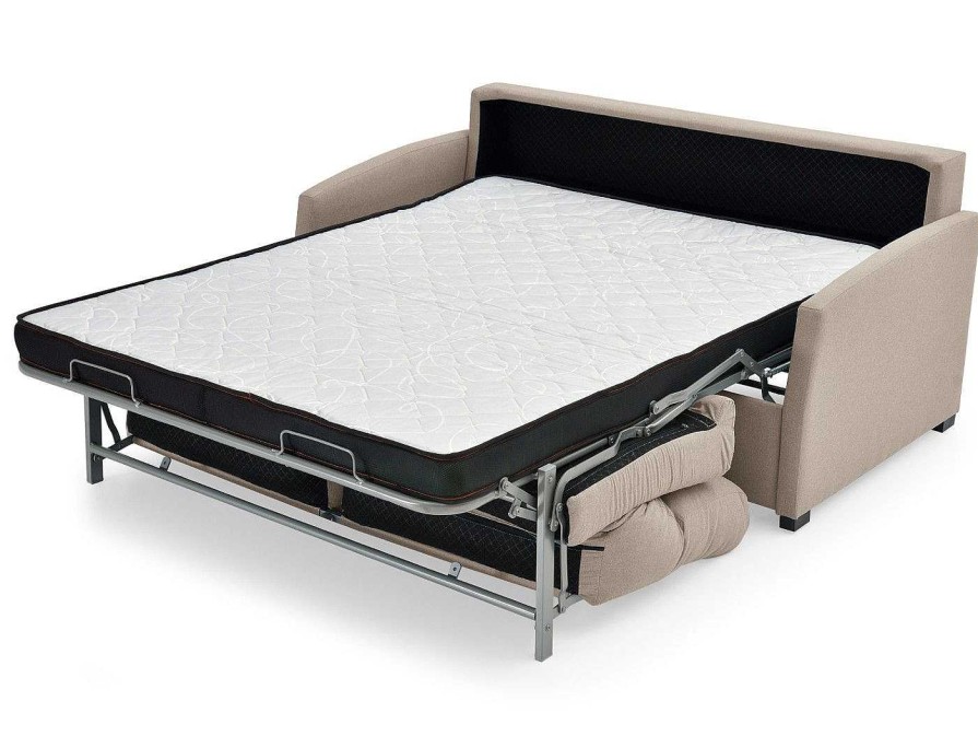 Sof S Merkamueble | Sof Cama Sistema De Apertura Italiano Tapizado Beige