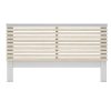 Dormitorios Merkamueble | Cabecero 150-160 Color Blanco Y Cera Blanca