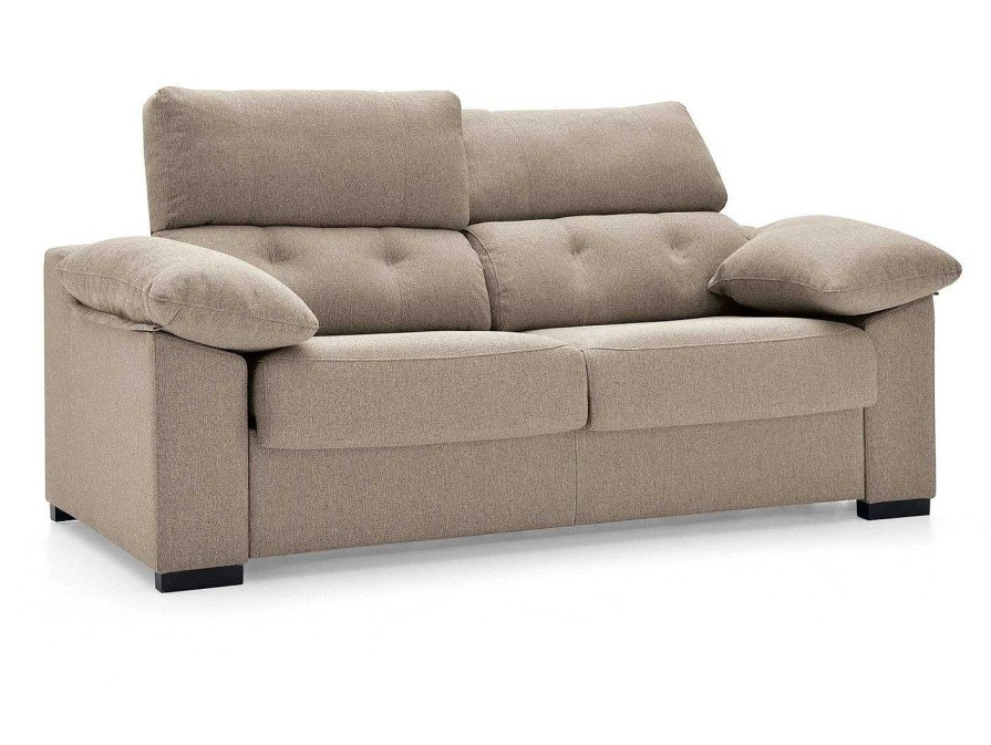 Sof S Merkamueble | Sof Cama Sistema De Apertura Italiano Tapizado Beige