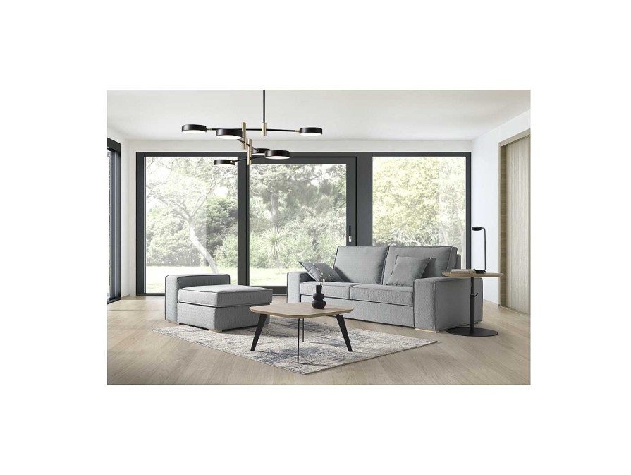 Sof S Merkamueble | Sof 3 Plazas Con M Dulo Chaiselongue Color Gris