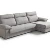 Sof S Merkamueble | Chaise Longue Cama Con Arc N Tapizado Gris