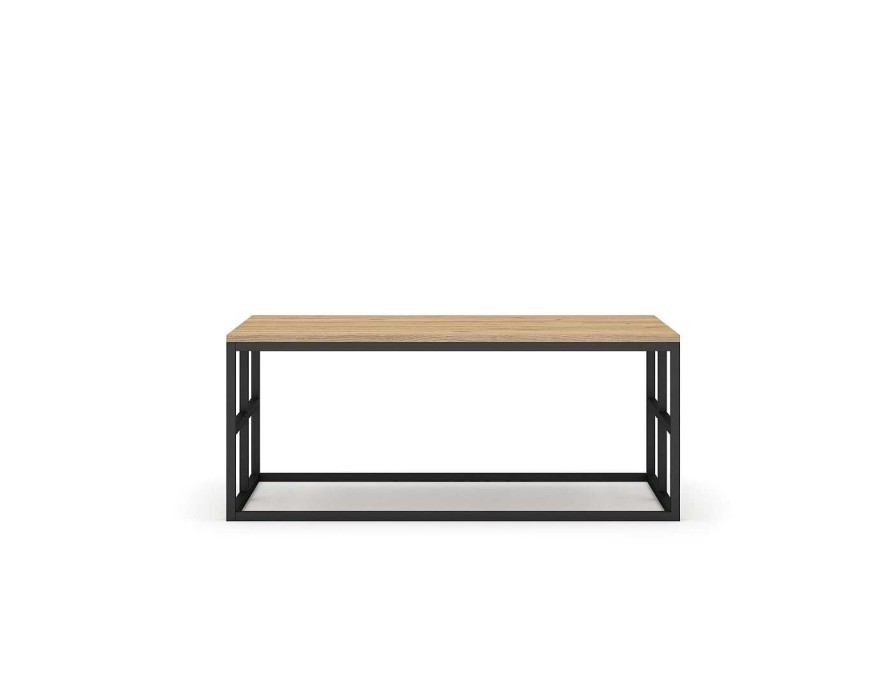 Salones Merkamueble | Mesa Centro Color Sepet-Metal Negro