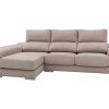 Sof S Merkamueble | Chaise Longue Izquierdo Con Asientos Deslizantes Tapizado Beige