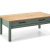 Salones Merkamueble | Mesa De Centro 1 Caj N Color Verde-Cera