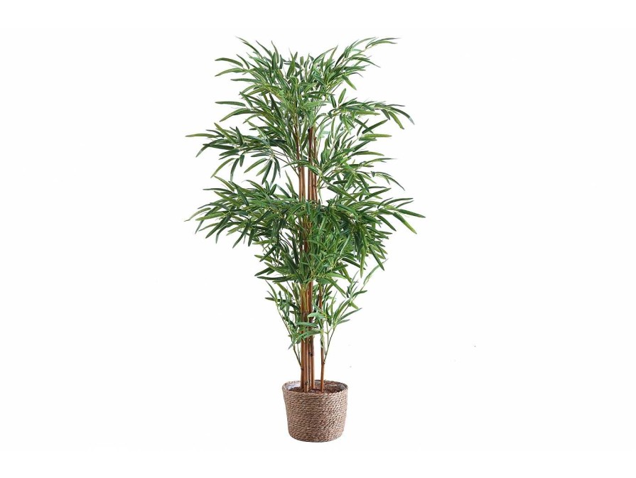 Decoraci N Merkamueble | Cesto Esparto Para Planta Artificial