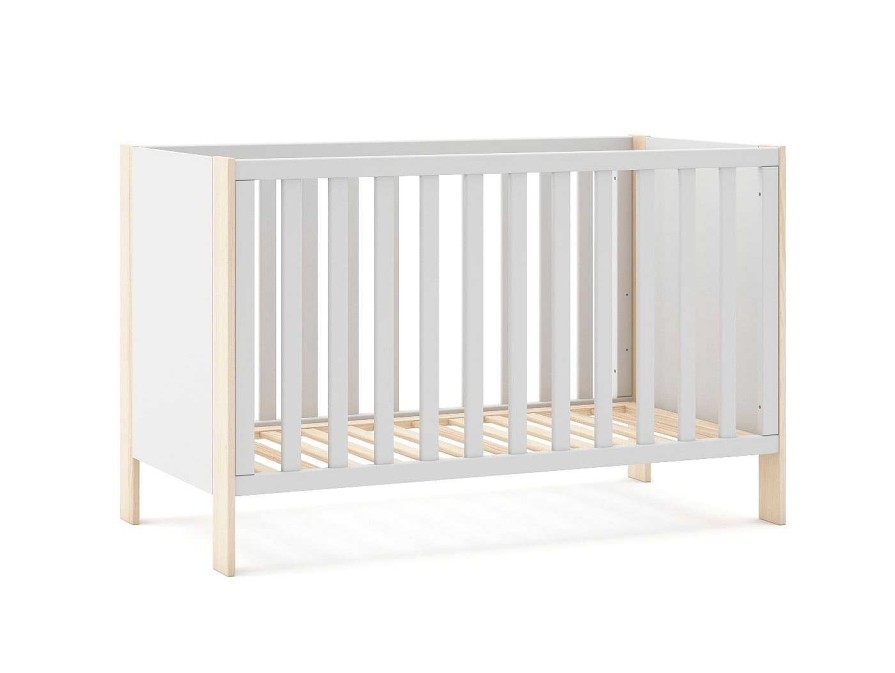 Juveniles Merkamueble | Cuna 120 X 60 Color Blanca-Cera Blanca