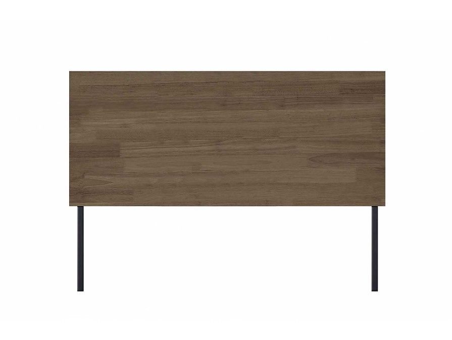 Dormitorios Merkamueble | Cabecero Cama 100 Dise O Industrial Color Roble Americano-Negro