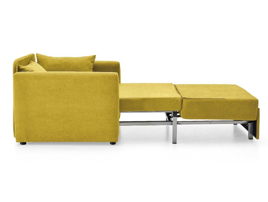 Sof S Merkamueble | Sill N Cama Sistema De Apertura Extensible Tapizado Amarillo