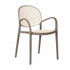 Salones Merkamueble | Pack 4 Sillones Polipropileno Topo Y Rattan