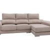 Sof S Merkamueble | Chaise Longue Derecho Con Asientos Deslizantes Tapizado Beige